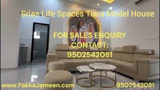 Srias Life Spaces Tiara Bachupally Model House Tour Luxury 3BHK Apartments in Bachupally [upl. by Delaney959]