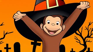 Curious George  Halloween Compilation  Scaredy Dog [upl. by Suirtemed]