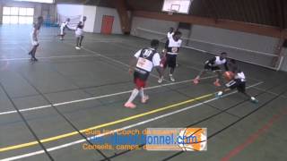 Detection basket USA  Cergy  match 2 basketball  Coach David Bonnel [upl. by Nahama]