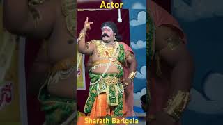 Actor SharathBarigela Stage performance as hiranyakashyap bakthaprahlada prahalad drama telugu [upl. by Melburn]