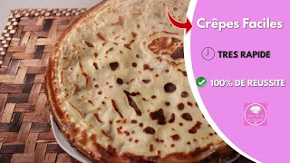 Recette Crepes Facile Et Rapide [upl. by Annekim]