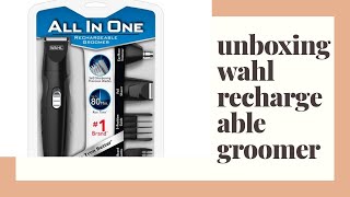 unboxing Wahl all in one rechargeable groomer [upl. by Strenta]