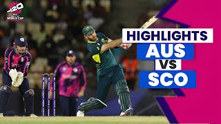 Australia vs Scotland Highlights  ICC T20 World Cup 2024  Aus vs Scotland HighlightsAus vs Sco [upl. by Areid]