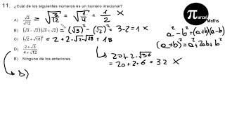 Pregunta 11 modelo PSU DEMRE 2019 matemática [upl. by Tsuda]