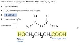 Spotting what reagents will react with an organic compound [upl. by Mansfield619]