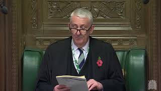 House of Commons  Speakers Statement  Visiting Other Constituency  04112024 [upl. by Atiuqahc242]