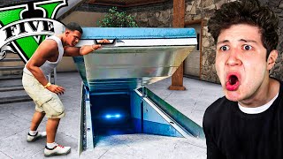 Encontré un BÚNKER SECRETO bajo la CASA de FRANKLIN en GTA 5 ☢️🏡 Mods [upl. by Gairc304]