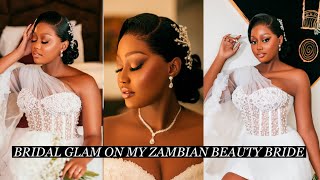 STEP BY STEP BRIDAL GLAM PROCESS [upl. by Cired]