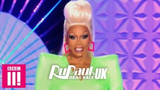 Exclusive Look At RuPauls First Runway RuPauls Drag Race UK [upl. by Anilejna]