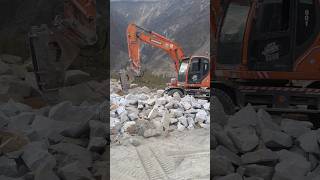 BREAKING Stones with Powerful Excavators [upl. by Enelec432]