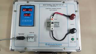 Portable Mcb Thermal Test kit [upl. by Cynarra]