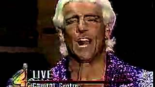 Ric Flair amp Mr Perfect on a News Broadcast from September 1992 [upl. by Radnaskela]