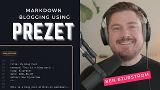 Prezet Laravel Markdown Blogging with Ben Bjurstrom [upl. by Ilyk]