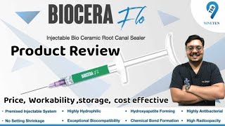 NINETEN COMPANY BIOCERA FLO BIOCERAMIC ROOT CANAL SEALER REVIEW PRICE WORKABILITY STORAGE COST [upl. by Farrington526]