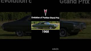 Evolution of Pontiac grand Prixрекautomobileхочуврекsubscribeхочуврекиevolutionpontiacреки [upl. by Lednam]