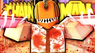 Becoming CHAINSAW MAN in Roblox for 24 HOURS [upl. by Yorztif416]