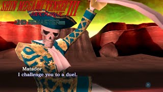 Shin Megami Tensei 3 Nocturne HD Remaster  Boss Matador [upl. by Mcconnell494]