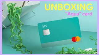 N26 card Unboxing  Aqua Card N26 Smart plan [upl. by Lydia370]