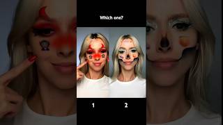 Halloween Filters pick my Makeup🫣😱 Which makeup looks better [upl. by Earahc]