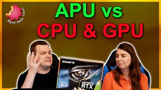 APU VS CPU and Dedicated Graphics Card [upl. by Ansaev]