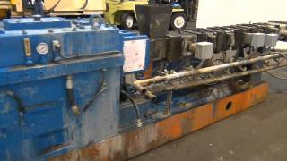 Used Werner amp Pfleiderer 92mm Twin Screw Extruder  stock  43787001 [upl. by Drawdesemaj18]