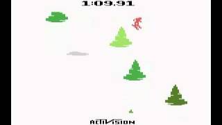 Lets Play Skiing Atari 2600 [upl. by Odnomar]