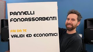 Pannelli fonoassorbenti fai da te materiale Tecnomat [upl. by Corabelle]