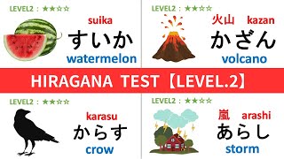 【HIRAGANA】100 HIRAGANA READING TEST  ALL LEVEL2｜Japanese Hiragana Quiz [upl. by Yl]