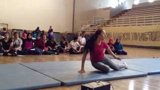 enchainement gymnastique bac sport 2016  noté sur 20 [upl. by Palecek827]