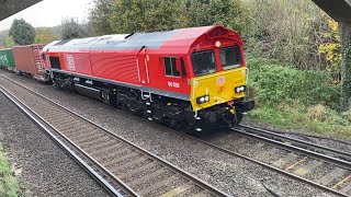 Class 66  66030  DB Cargo UK [upl. by Anelhtac]