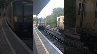 77014 arrives into west Kirby alongside parked 507003 [upl. by Yremogtnom]