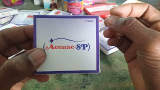 Acenacsp tablet uses Doses Side effects and price etc in hindi [upl. by Ahsitneuq692]