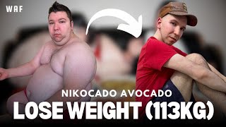 CRAZY TRANSFORMATION FROM 186KG TO 71KG  NIKOCADO AVOCADO [upl. by Malorie]