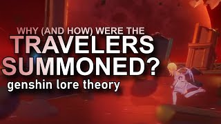 Why and How were Aether and Lumine Summoned by the Khaenriahns Genshin Impact Lore Theory [upl. by Yenatirb]