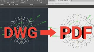 CONVERT PDF TO DWG AUTOCAD [upl. by Fernyak]