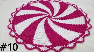 How to Crochet Spiral Thaalposh  Thaal Cover  Table Top 10 [upl. by Mendelsohn695]