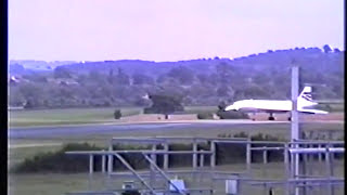 Concorde GBOAA at Exeter July 2000 [upl. by Chace]