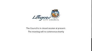 Ordinary Meeting of Lithgow City Council 28 October 2024 [upl. by Konstanze]