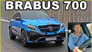 Zobacz jak przyspiesza Brabus GLE 700 [upl. by Rind]