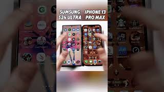 iPhone 13 Pro Max vs Samsung S24 Ultra SPEED TEST🚀 shorts viralvideo [upl. by Ola]