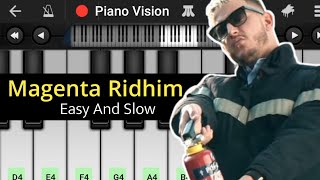 DJ Snake  Magenta Riddim Walkband Perfect Piano Easy and Slow Piano Tutorial  Piano Vision [upl. by Eimmit]