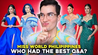 Miss World Philippines 2024 Top 10 Question and Answer QampA  REACTION [upl. by Akcemat383]