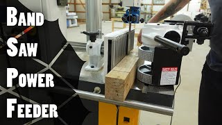 Installing a CoMatic AF19 Bandsaw Power Feeder [upl. by Lyrahc358]