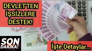 Devletten İşsizlere Destek İşsize Hangi Destekler Veriliyor [upl. by Ahsoyem]