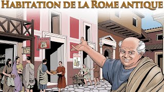 Où habitaient les citoyens romains Villa domus insula [upl. by Dlaregztif]