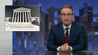 Supreme Court Ethics Last Week Tonight with John Oliver HBO [upl. by Lalittah]