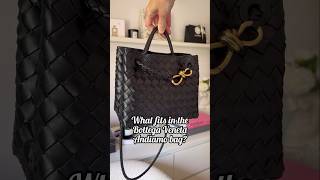 what fits in the Bottega Andiamo bag bottegaveneta bottegavenetabag andiamobag wimb [upl. by Aldric]