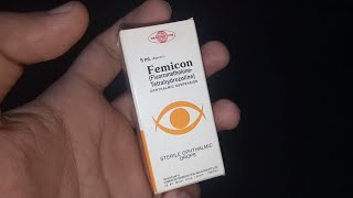 Femicon Eye dropAnti Allegic Eye Drop for Itchingredness and Swelling [upl. by Ferrand]