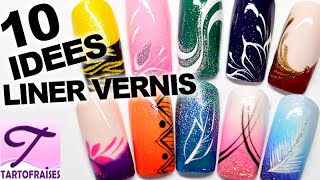 10 tutos nail art rapide au vernis débutants 2 フランス人ネイリスト [upl. by Rior677]