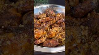 Lemon pepper Parmesan chicken wings DanOsSeasoning [upl. by Eecram]